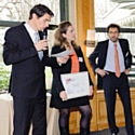 Xavier Mayeur (Éditialis Factory), Audrey Mougenot (Ares) et Hervé Paruta (BNP Paribas).