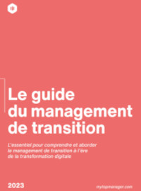 Couverture Téléchargez le guide du management de transition 2023